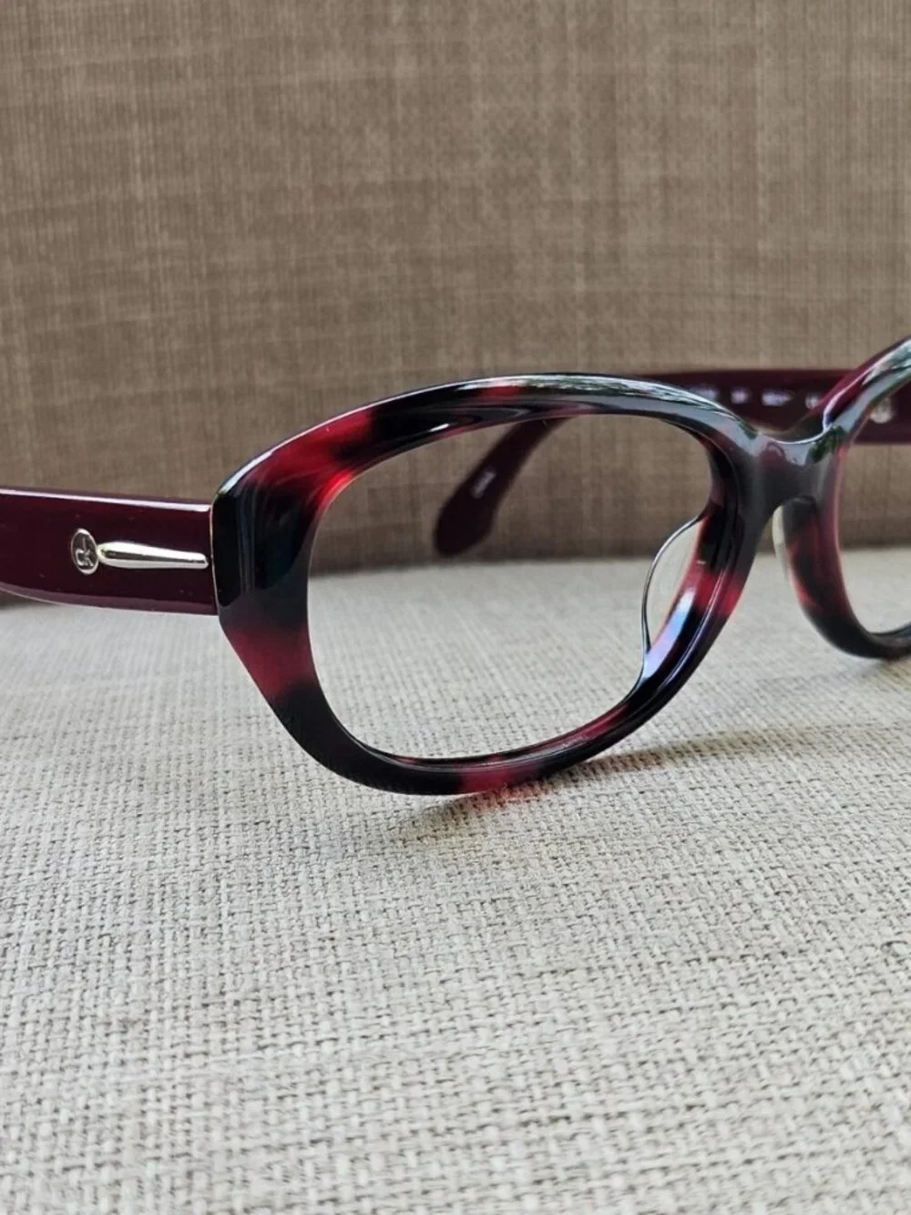 Calvin Klein Eyeglasses Frame Burgundy Tortoise Glasses Eyewear CK4152S 291